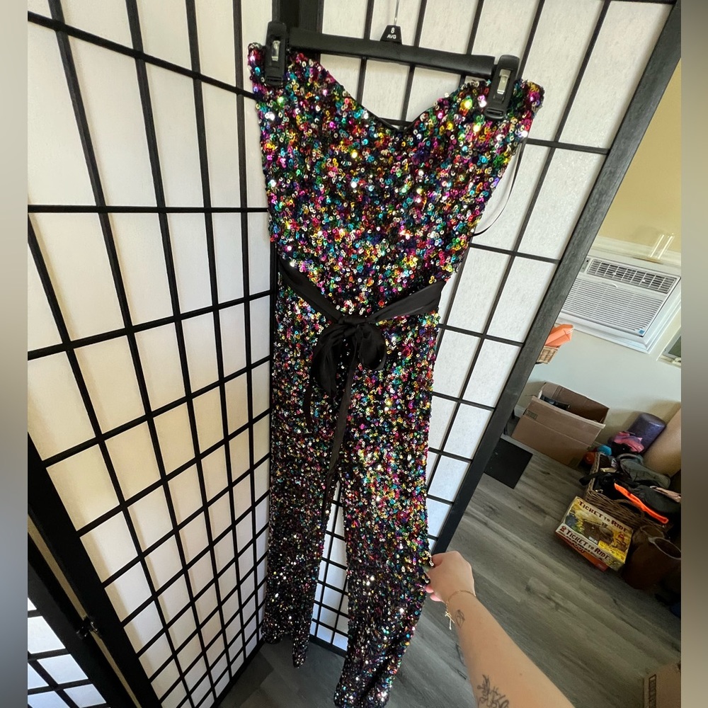 BRAND NEW, Tags still attached. Rainbow sequin jumper